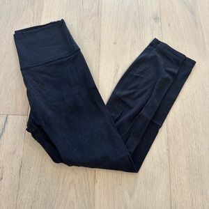Black Pattern Lululemon Align 25 inch Leggings